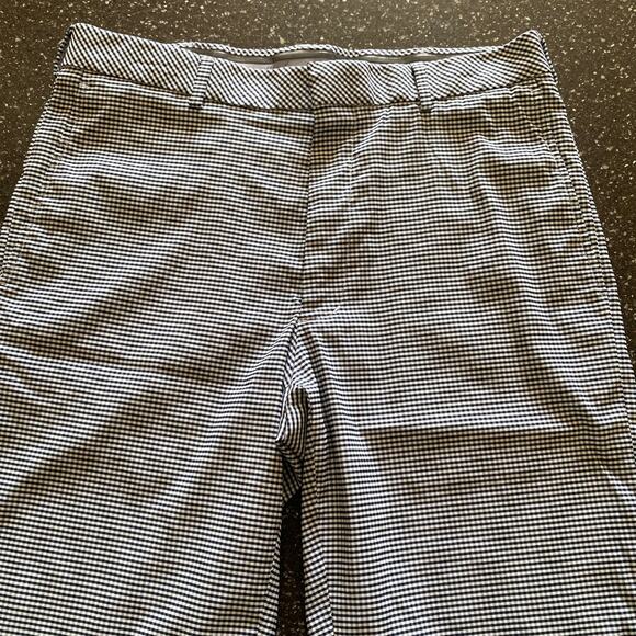 Walter Hagen Black & White Plaid Men's Golf Bermuda Style Stretch Shorts 32. - Picture 1 of 9